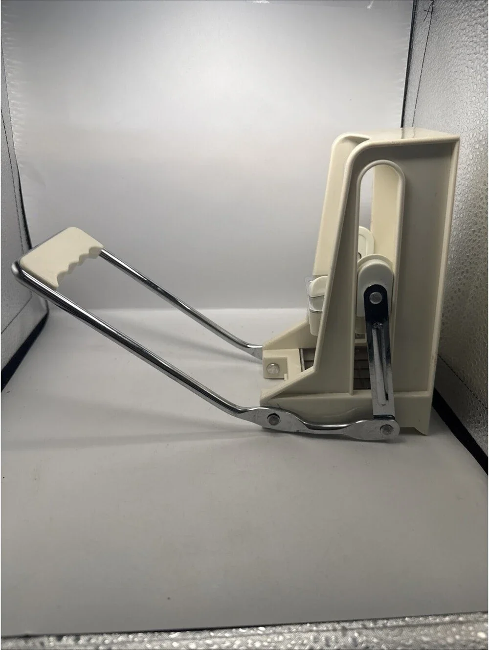 Vintage Progressive French Fry Machine Potato Cutter Slicer White